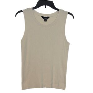 Simply Vera Wang Ribbed Sweater Tank Top NWOT Size Medium